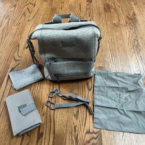 INDI NEOPRENE DIAPER BACKPACK - Grey - Medium